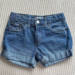 Levi’s Kid’s Girlfriend Short in Classic Blue Denim Size 10 Reg